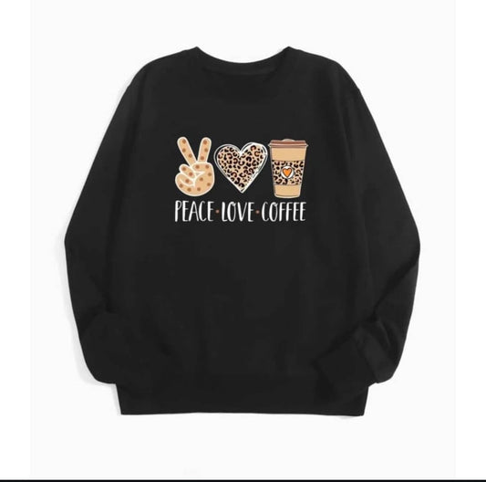 PEACE,LOVE,COFFEE | HOODIE